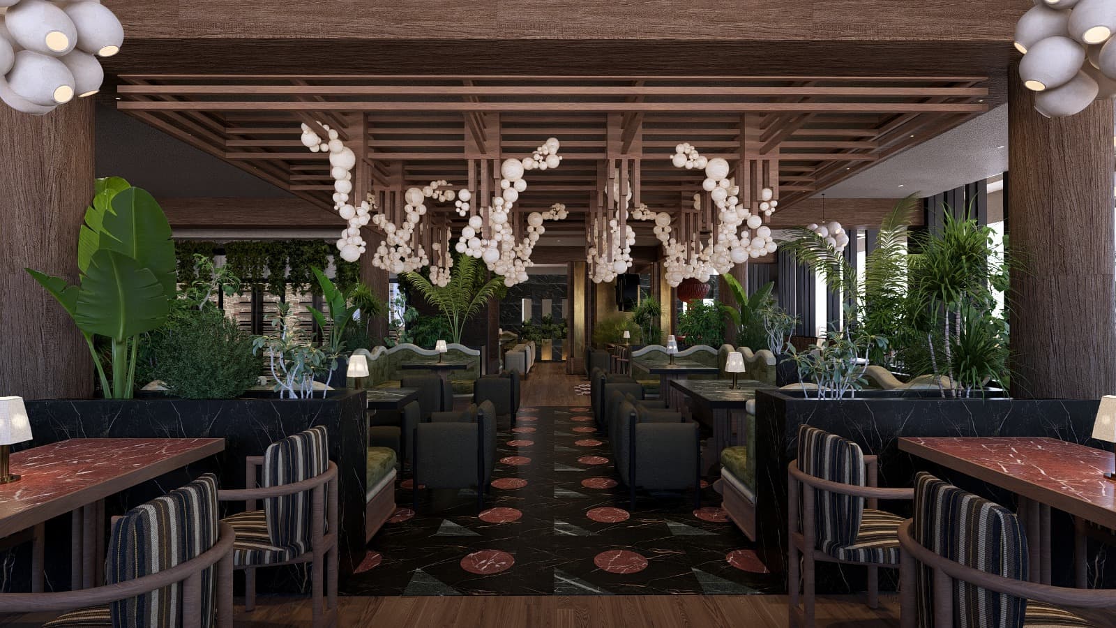 Pendant hall