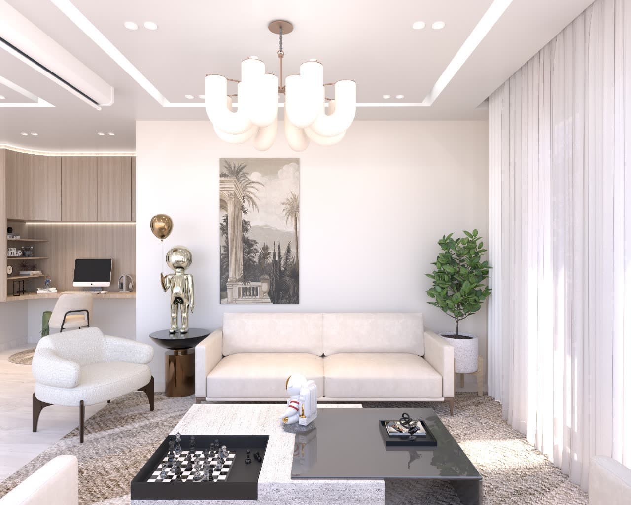 Living room - twin sofas